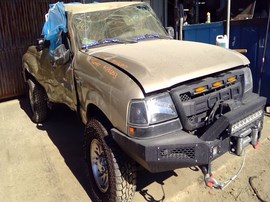 1999 FORD RANGER, GOLD, EXTD CAB, 3.0L, MT. 4WD.   F26513